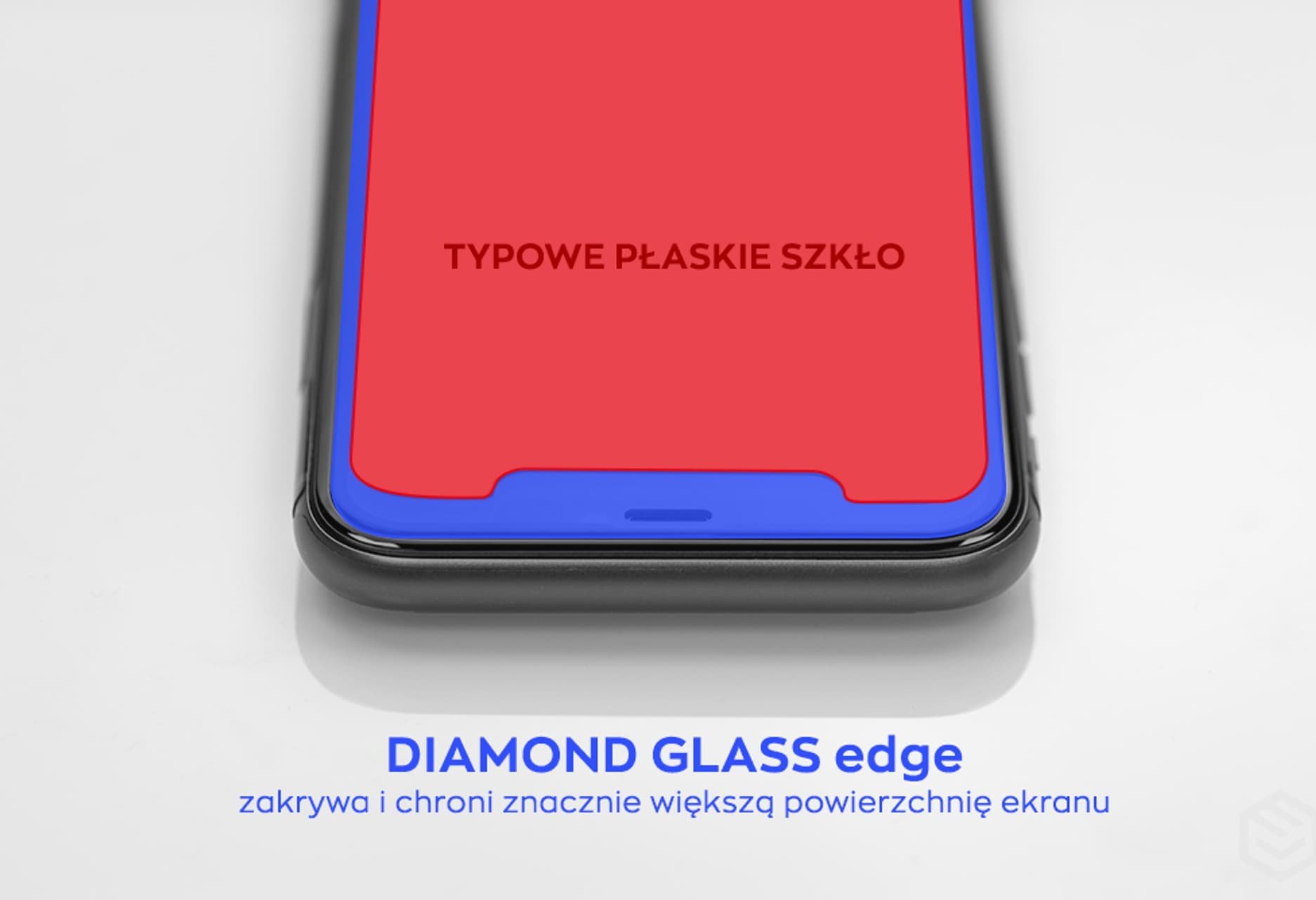 Xham mbrojtës Ms Diamond Glass Edge FG për Realme 12 5G, Full Glue, i zi