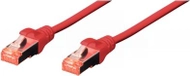 Kabllo rrjeti Digitus DK-1644-005/R, RJ-45, Cat6, 0.5m, e kuqe