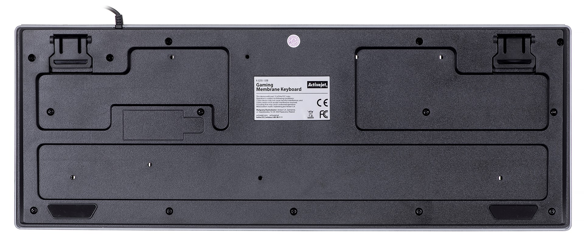 Tastierë Activejet K-3255, USB, e zezë