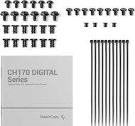 Kase kompjuteri DeepCool CH170 Digital, Mini ITX, panel dixhital, e zezë