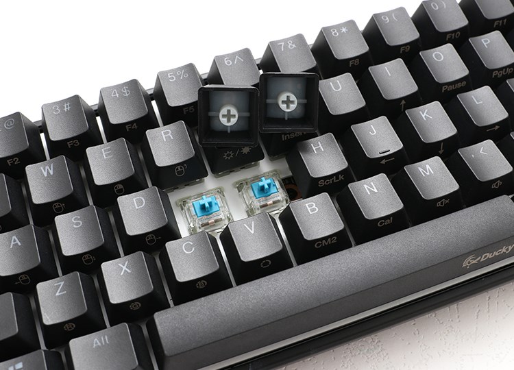 Tastierë lojërash Ducky Mecha Mini, MX-Speed-Silver, e zezë
