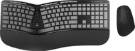 Set tastierë dhe maus Conceptronic ERGO Wireless, ergonomik, QWERTY, i zi