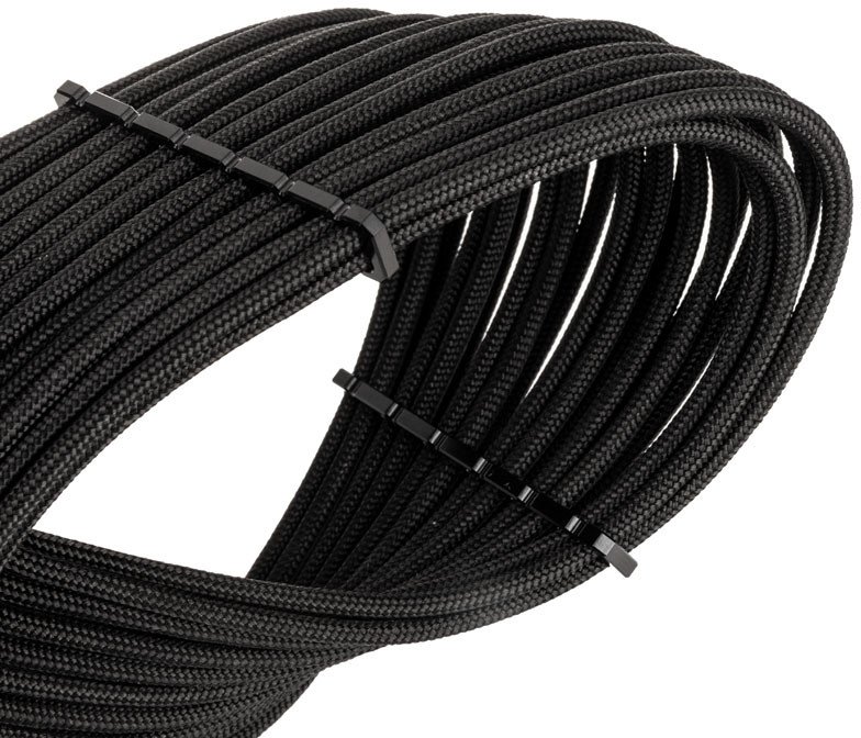 Kabllo zgjatuese BitFenix BFA-MAC-4ATX45KK-RP, ATX EPS 4 pin, 0.45m, e zezë