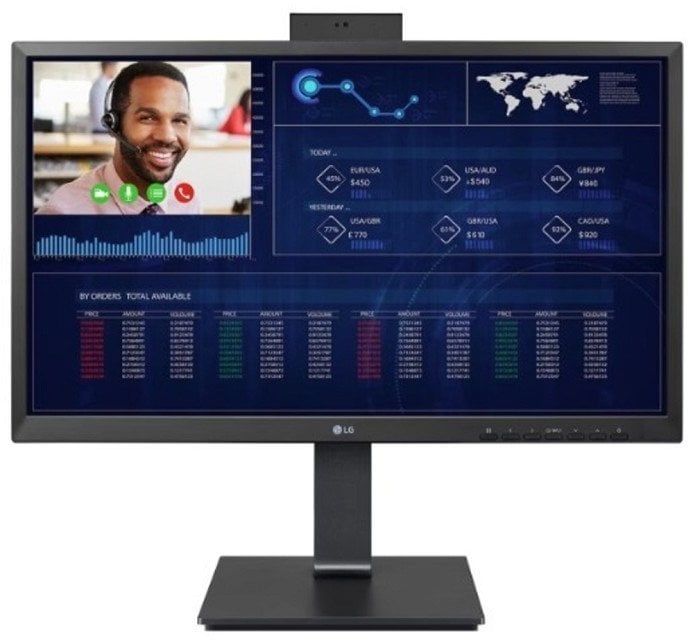 Kompjuter All in One LG 24CQ650N-6P, 24" IPS FHD, Intel Celeron 8GB RAM, i bardhë