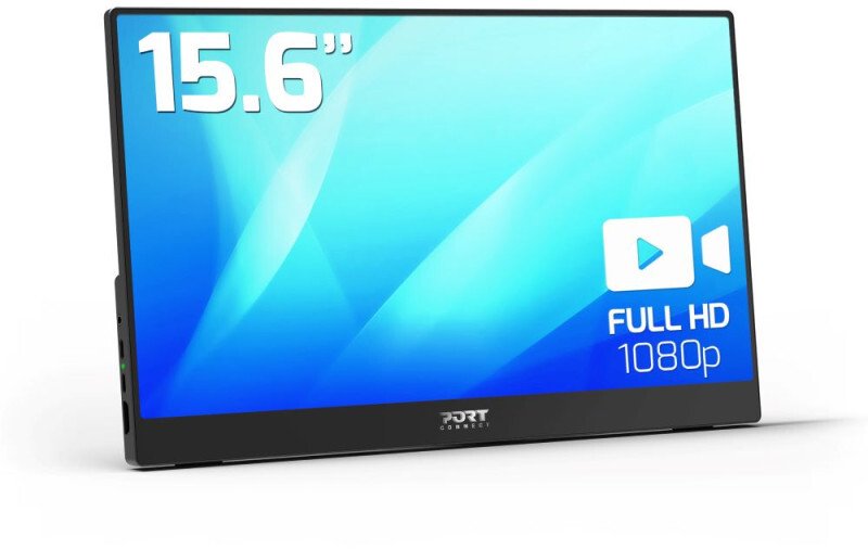 Monitor portabël PORT Designs, 15.6", Full HD, i zi