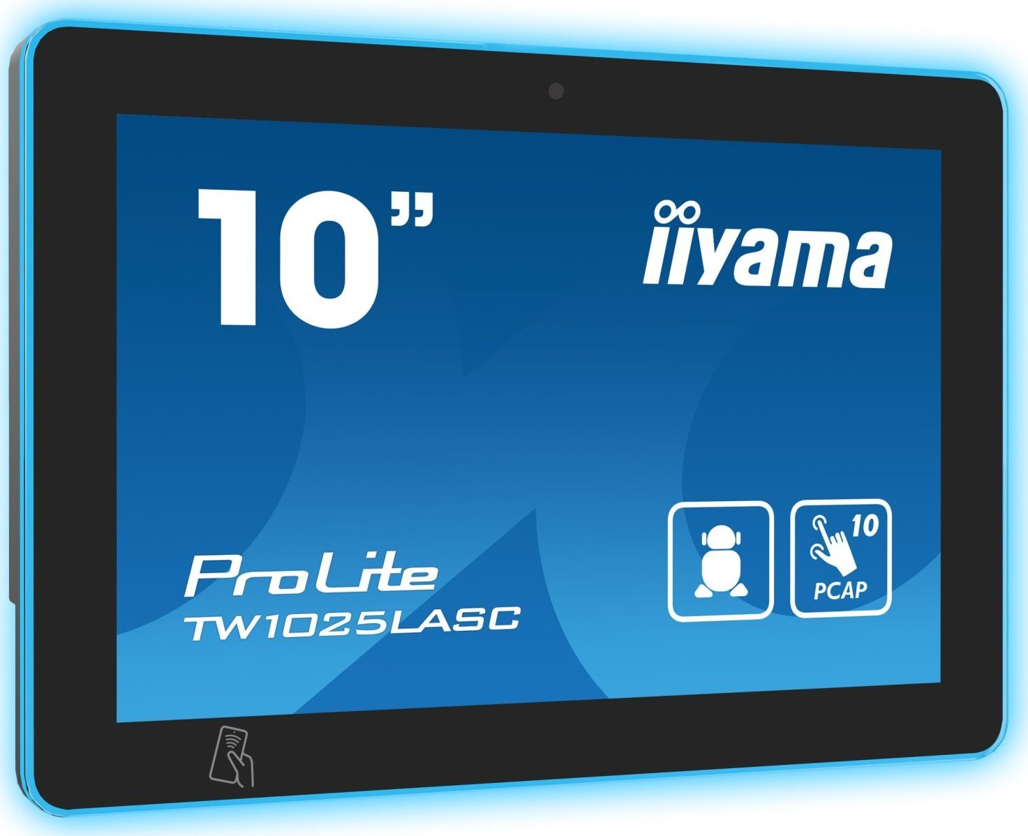 Monitor me prekje Iiyama ProLite TW1025LASC B1PNR, 10.1", Android 12, Power over Ethernet, i zi