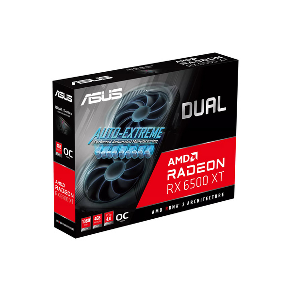 Kartelë grafike ASUS Dual Radeon RX 6500 XT OC Edition AMD 4 GB GDDR6