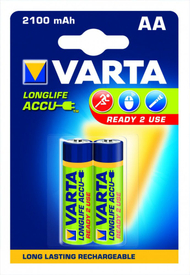 Bateri Varta LongLife AA/R6, 2100mAh, 2 copë