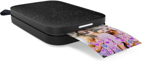 Mini printer për fotografi HP Sprocket 200, i zi