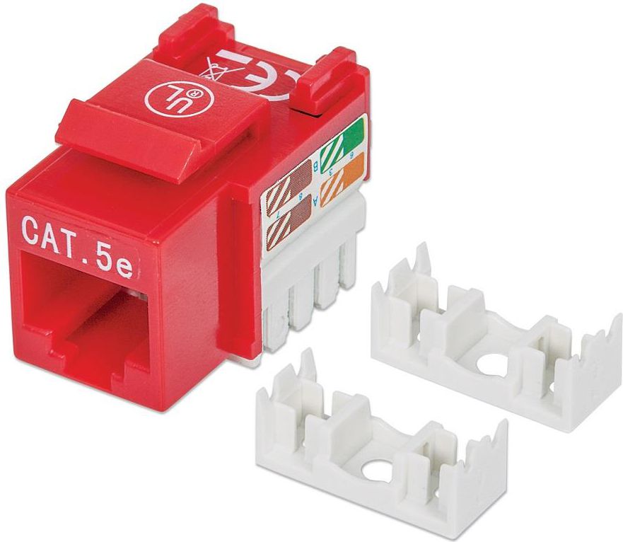Modul Keystone Intellinet Network Solutions Cat.5e, UTP, RJ45, i kuq