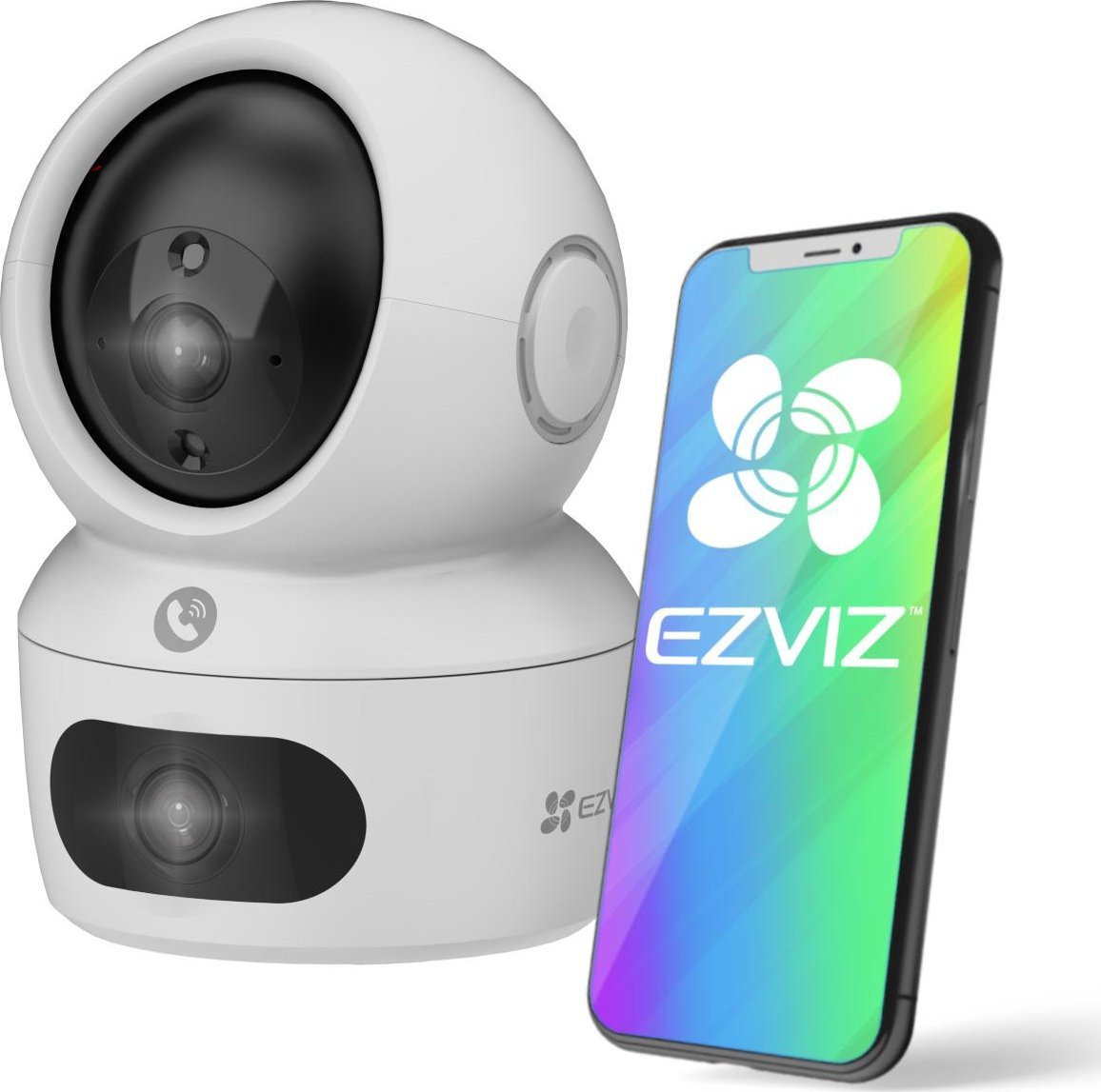 Kamera IP Ezviz H7c 2K+, 4MP+4MP, e bardhë