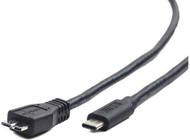 Kabllo USB Gembird USB-C në microUSB, 1m, e zezë.