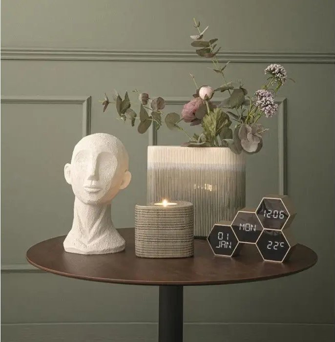 Будилник Karlsson KA5805GD, 17.5 x 4.5 x 12 cm, златна боја