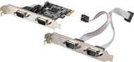 Kontroller PCIe Lanberg PCE-DB9-004, 4x COM 9 pin, RS232 RS485 RS422