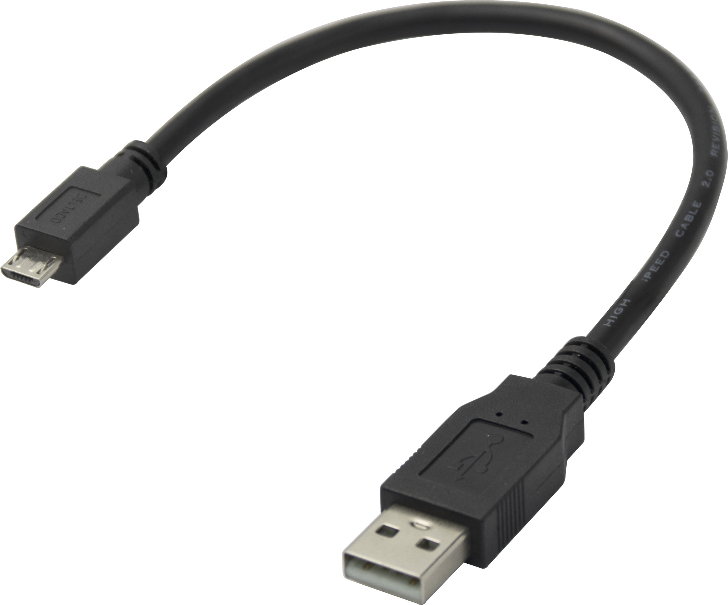 Adapter USB C në HDMI Deltaco, Alt Mode DisplayPort, 4K 60Hz, 20cm, i zi