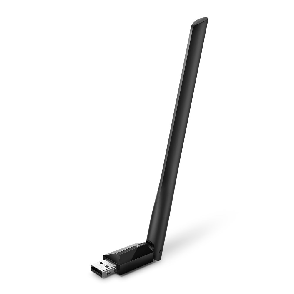 Përshtatës WiFi USB TP-Link Archer T2U Plus, AC600, Dual Band, 5dBi, i zi