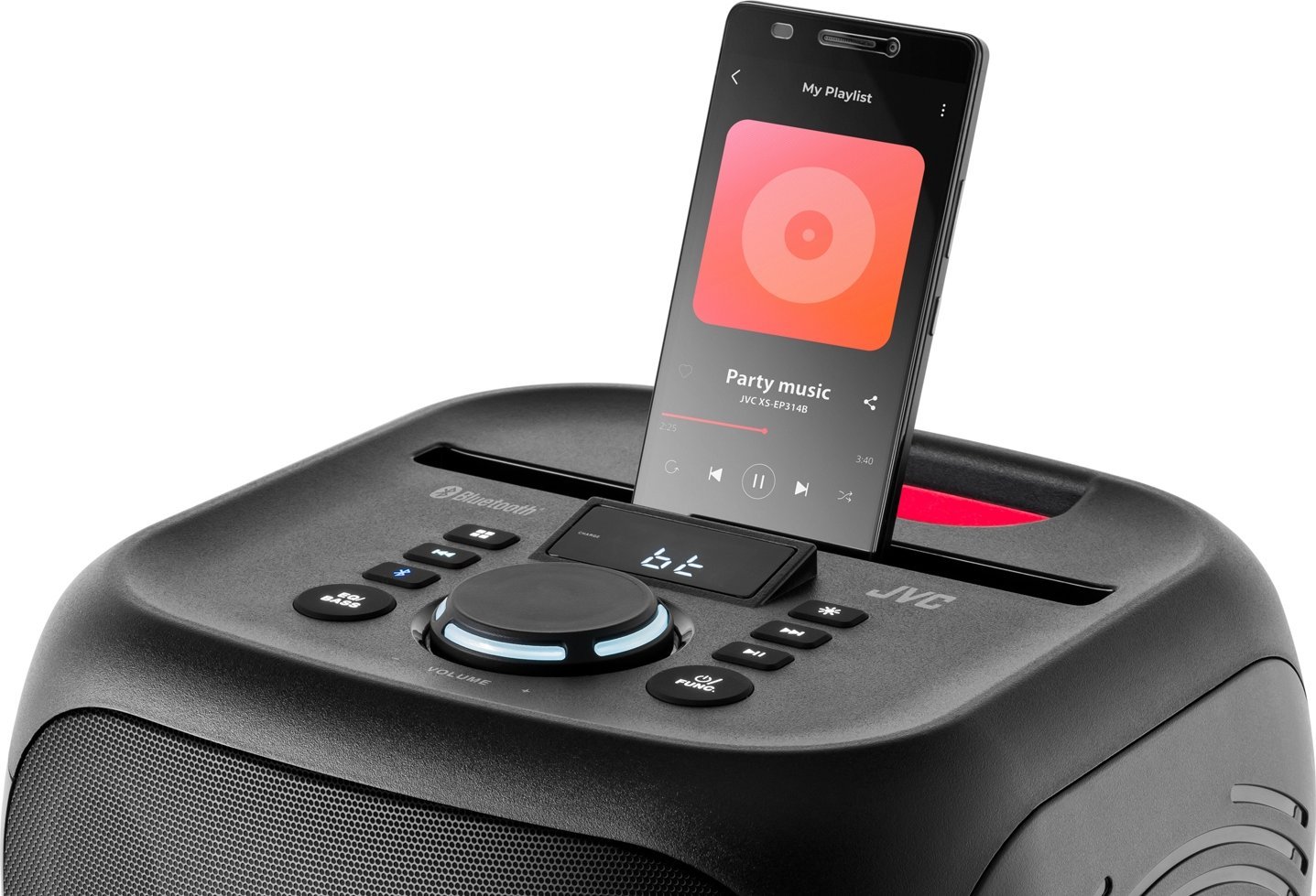 Altoparlant karaoke JVC XS-EP314B, Bluetooth TWS, USB, i zi