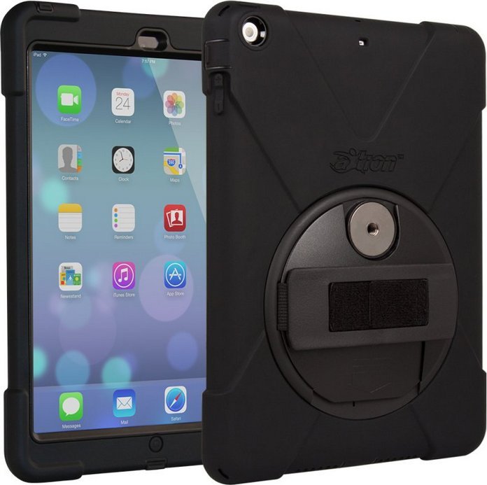 Mbështjellës tablet Joyfactory JOY aXtion Bold MP për iPad Air, mbrojtje e fortë, i zi