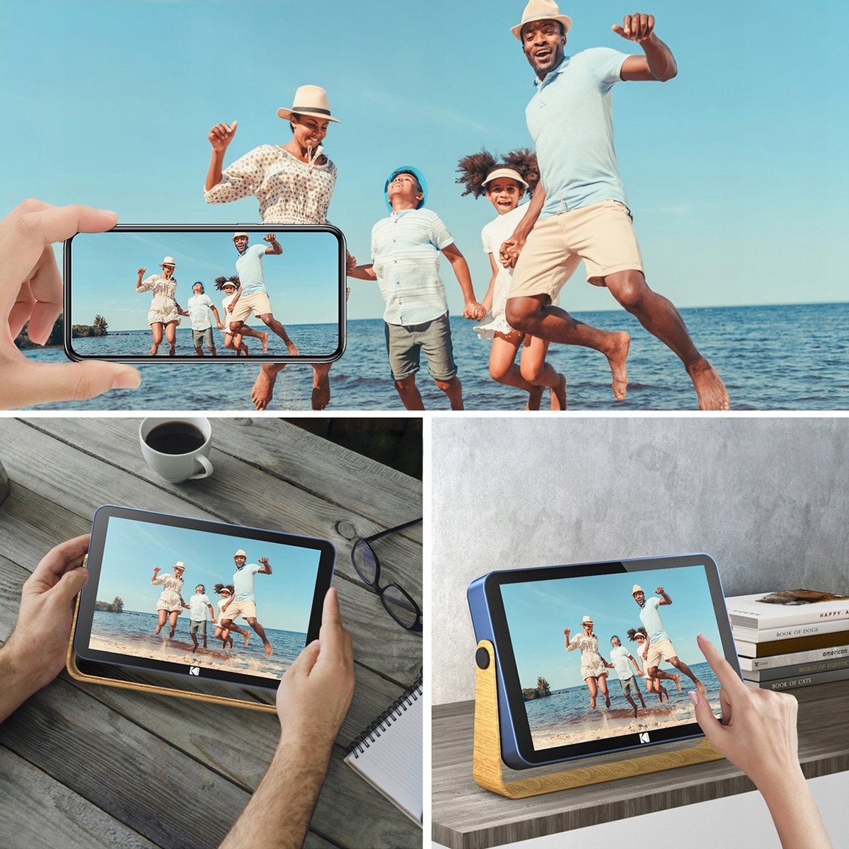 Kornizë digjitale Kodak RWF-108V, 10", WiFi, blu