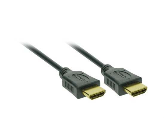 Kабел HDMI Solight SSV1202, 2m, верзија 1.4, црн