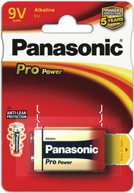 Bateri Panasonic 6LR61 1BP 9V Pro Power