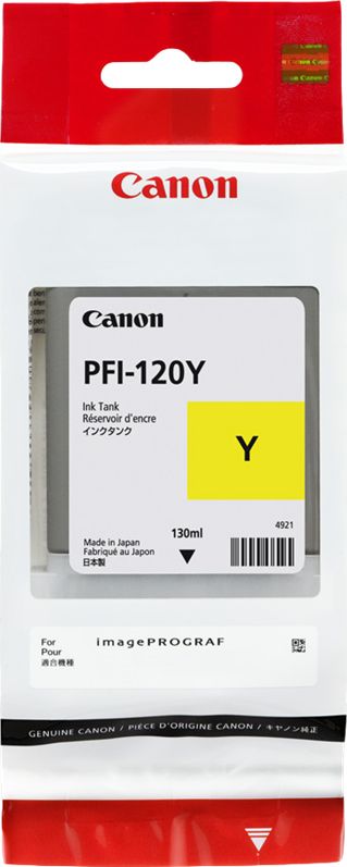 Ngjyrë për printer Canon PFI-120Y, e verdhë