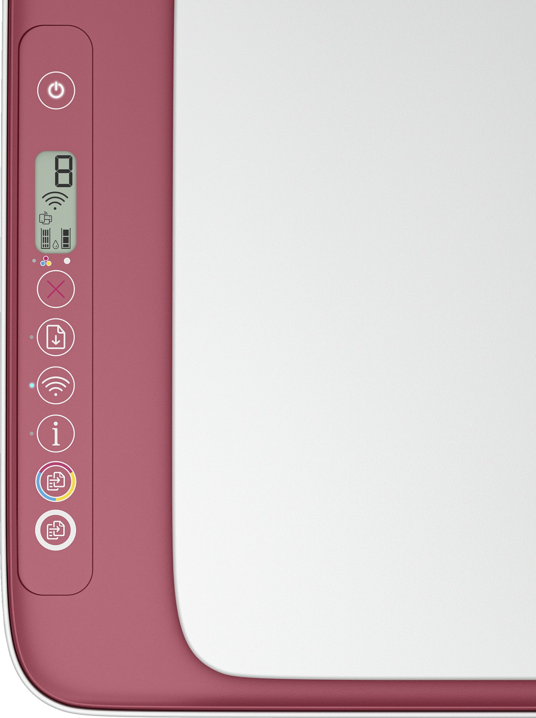 Multifunksional HP DeskJet 2823e Aio, printim me ngjyra, wireless, i bardhë gri