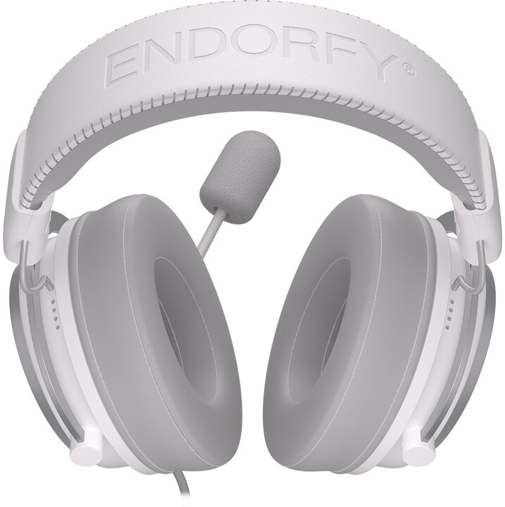 Kufje Endorfy Viro Plus USB Onyx White, të bardha