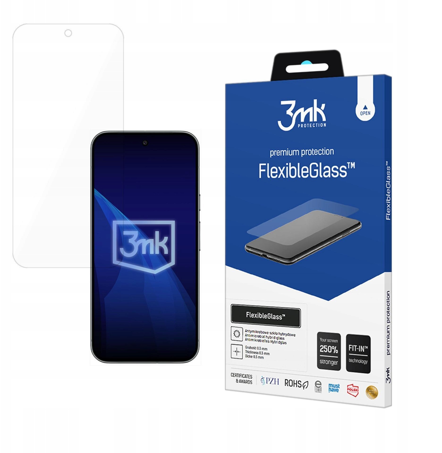 Folie mbrojtëse 3MK FlexibleGlass për Google Pixel 10 Pro XL, xham 7H, transparente