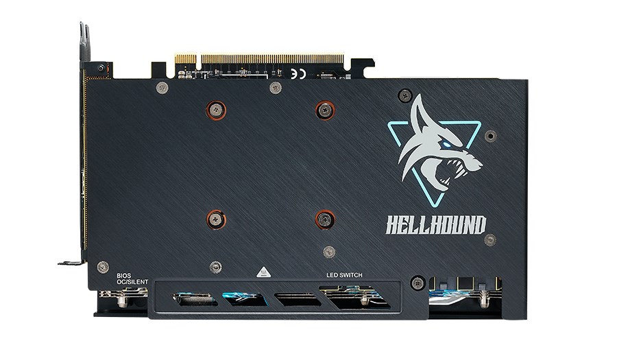 Kartë grafike PowerColor Hellhound AMD Radeon RX 7600 XT, 16 GB GDDR6