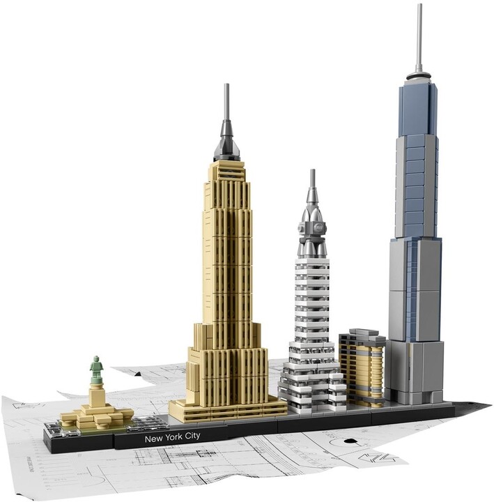 Set figurash LEGO Architecture 21028 New York City