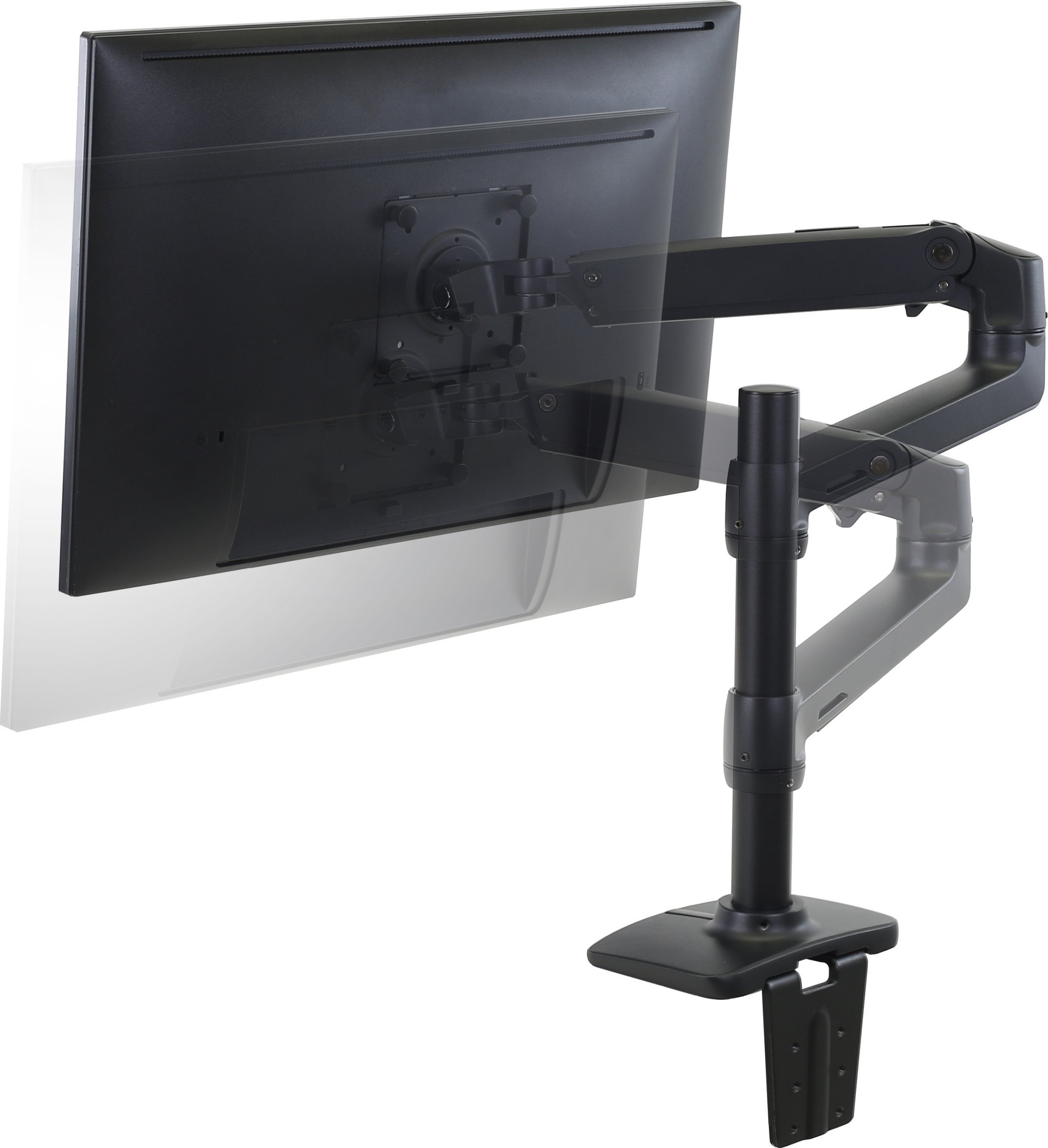 Mbajtëse tavoline për monitor Ergotron LX Desk Monitor Arm 45-537-224, deri 34", argjendtë