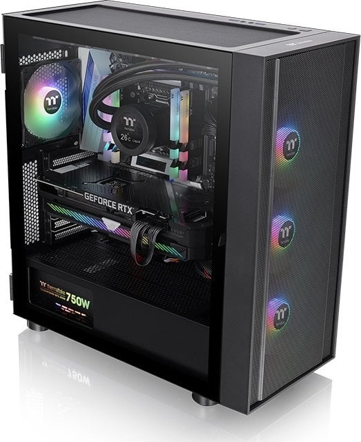 Kasë Thermaltake Divider H570 TG ARGB, Midi Tower