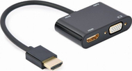 Përshtatës Gembird A-HDMIM-HDMIFVGAF-01 HDMI VGA - A-HDMIM-HDMIFVG, i zi
