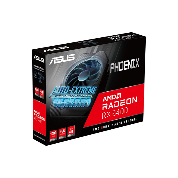Kartë grafike ASUS AMD Radeon RX 6400, 4 GB GDDR6, PH-6400-4G