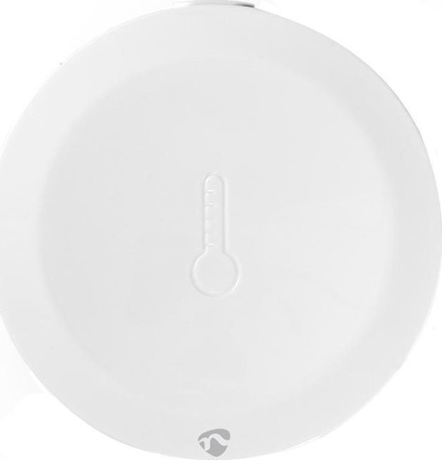 Sensor klime Nedis Zigbee SmartLife, temperaturë dhe lagështi, i bardhë