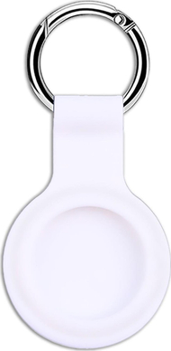 Mbulesë Apple AirTag Case, mbrojtëse, e bardhë