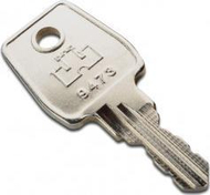 Çelës kabinete rrjeti Digitus DN-19 KEY-9473, çelës zëvendësues, argjendtë