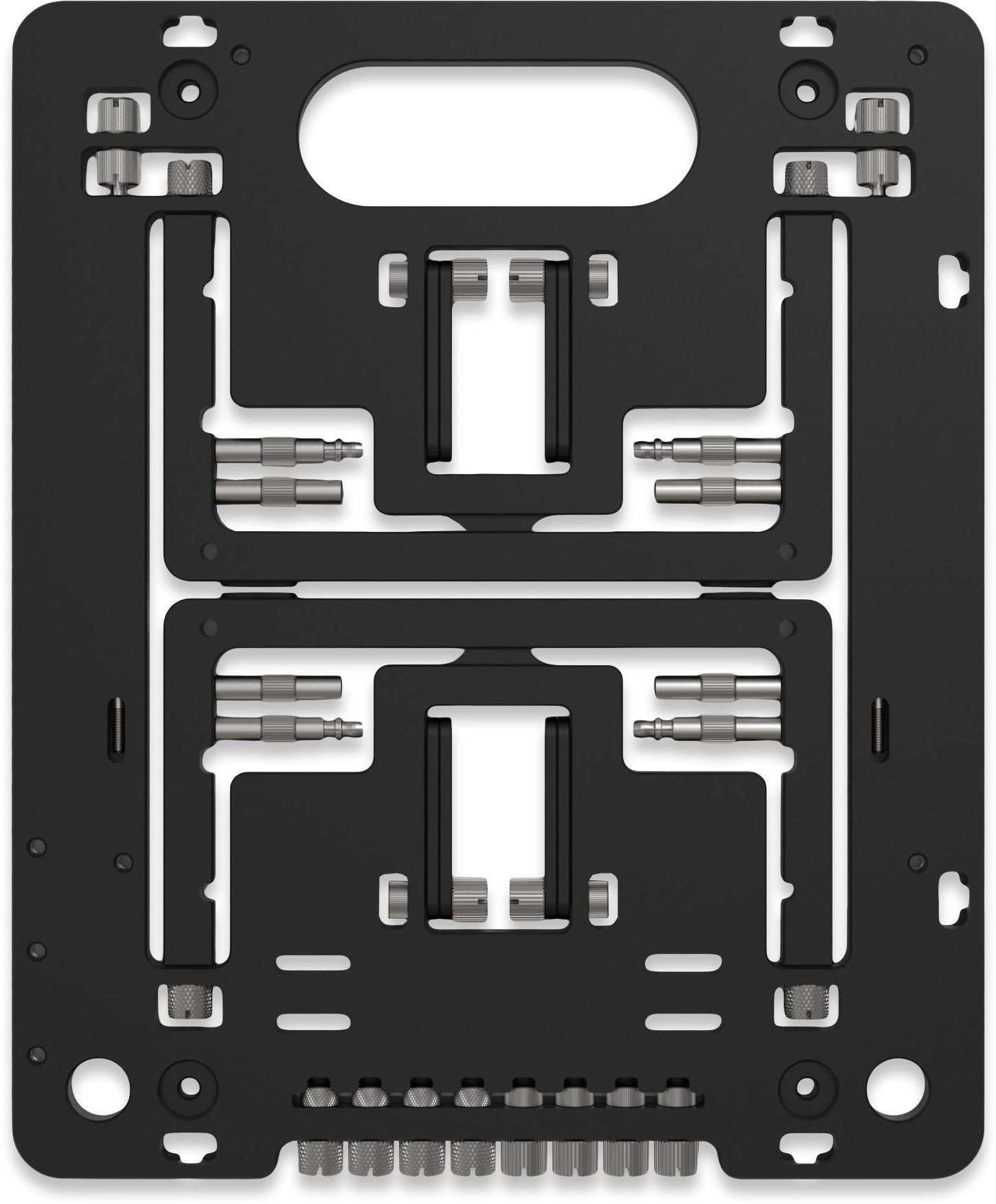 Benchtable Streacom BC1 V2 Mini, alumini i ekstruduar, Mini ITX, i zi
