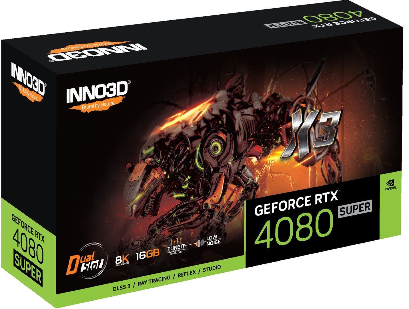 Kartë grafike Inno3D NVIDIA GeForce RTX 4080 SUPER, 16 GB GDDR6X