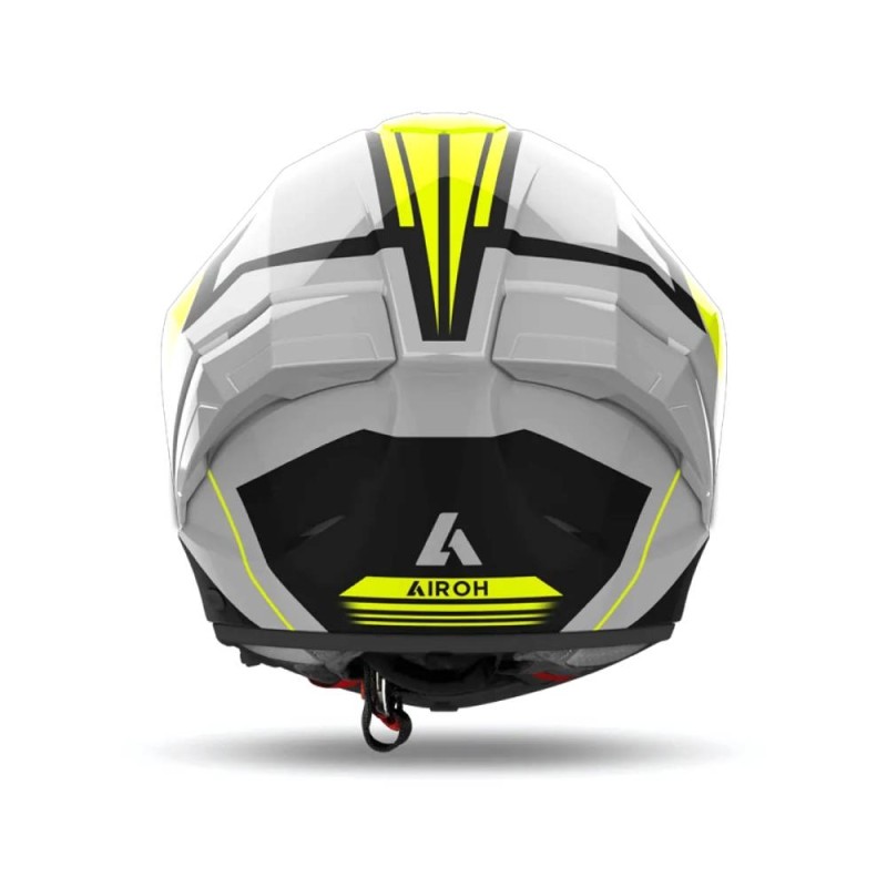 Kaskë integrale Airoh Matryx Thron, HPC, me diellzë, e verdhë me shkëlqim