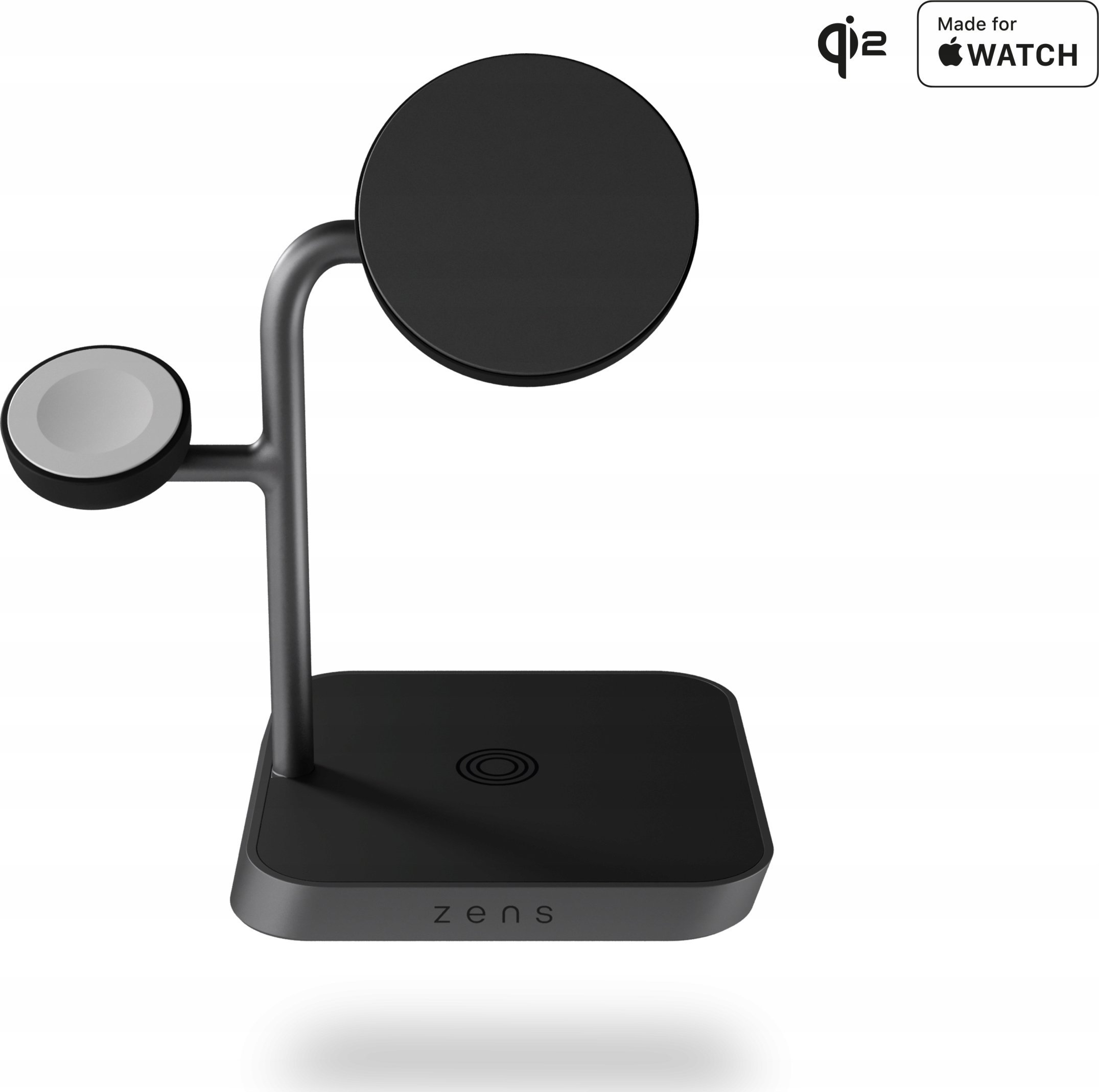 Karikues wireless ZENS Office Charger Pro 3 Qi2, 3 në 1, magnetik, i zi