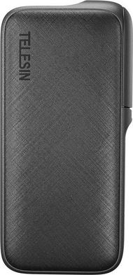 Power bank TELESIN 10000mAh, 20W PD Fast Charging, për GoPro Hero 5 6 7