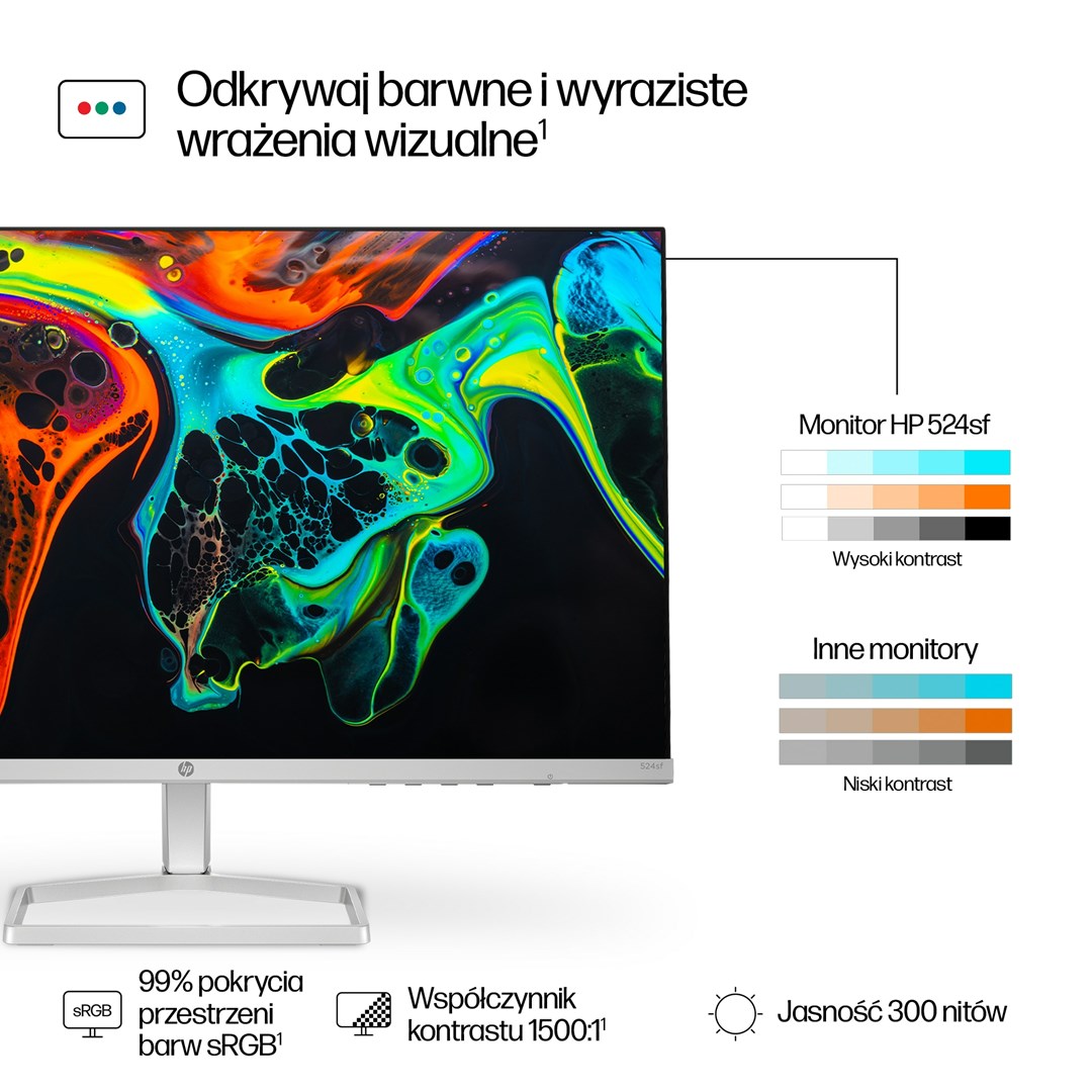 [OUTLET] Monitor HP 23.8-inch Series, 23.8", 1920 x 1080, 100 Hz, i argjendtë
