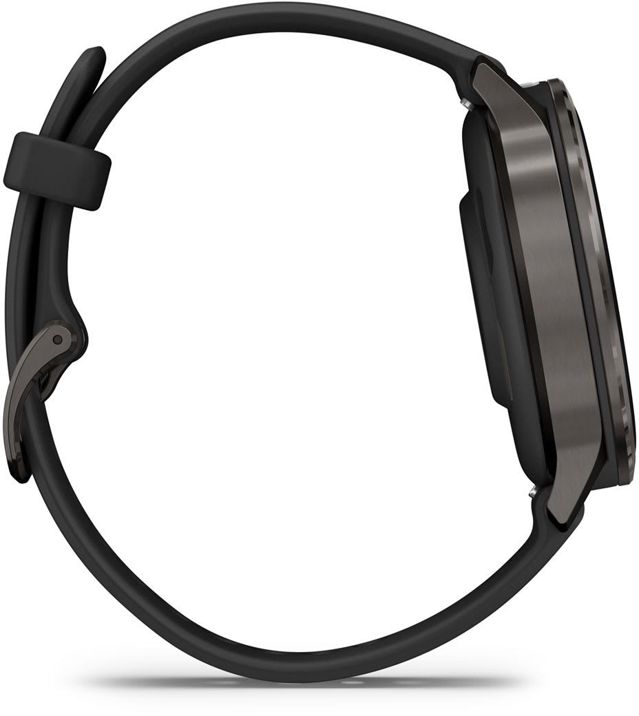 Паметен часовник Garmin Venu 4, GPS, нерѓосувачки челик, црн