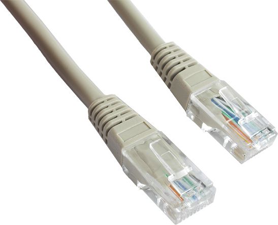 Kabllo rrjeti Gembird, RJ45, Cat. 5e, UTP, 0.5 m, e hirtë