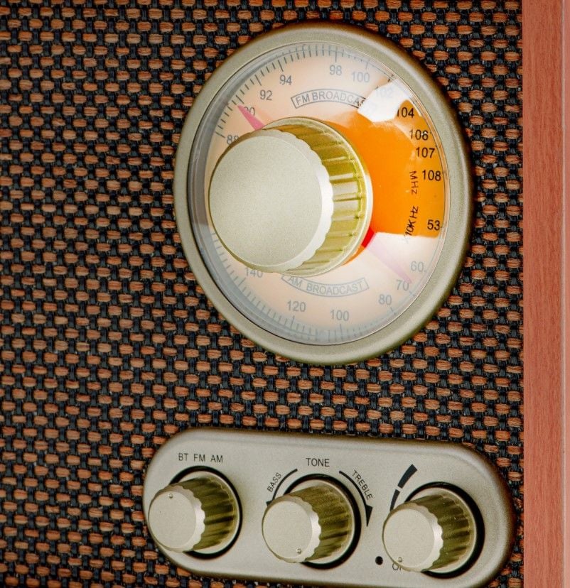 Радио ретро Adler AD 1171, Bluetooth, контрола на тон, кафеава