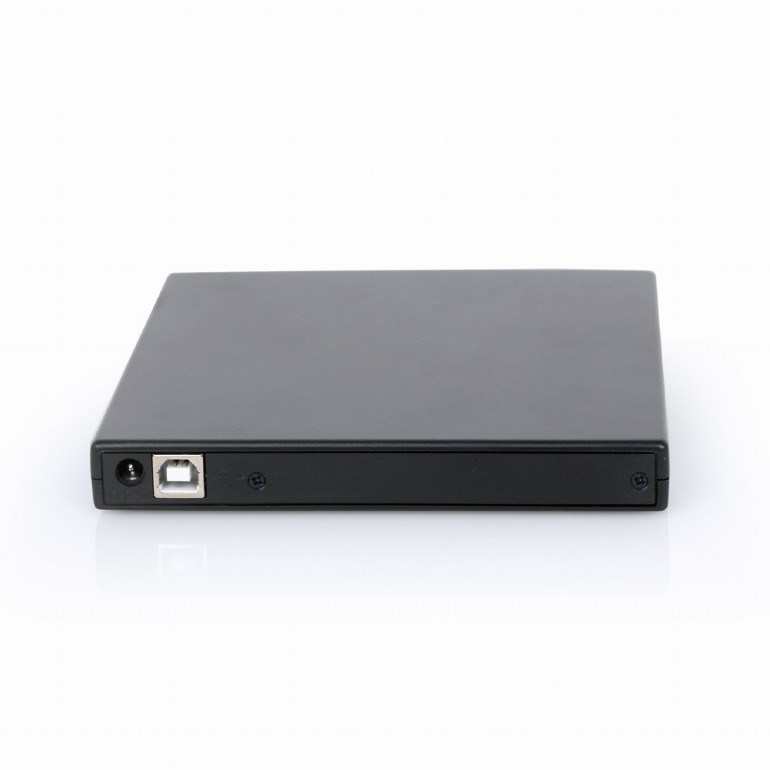 Disk optik i jashtëm Gembird DVD-USB-04, USB 2.0, 24x CD, 8x DVD, i zi