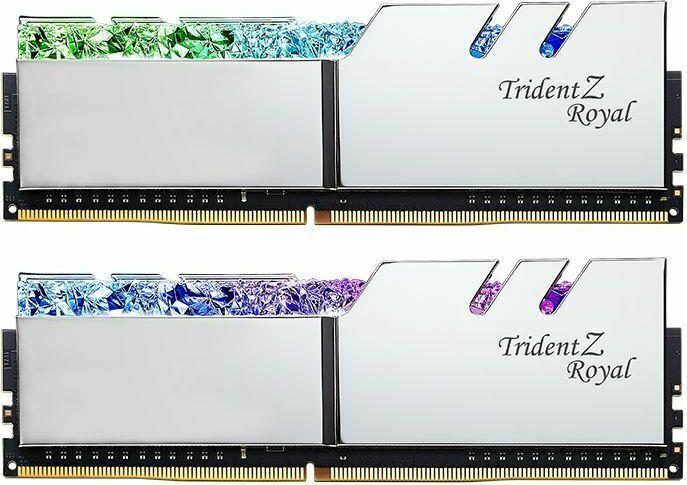 Memorie G.Skill Trident Z Royal, DDR4, 32 GB, 3600 MHz, CL18, F4-3600C18D-32GTRS