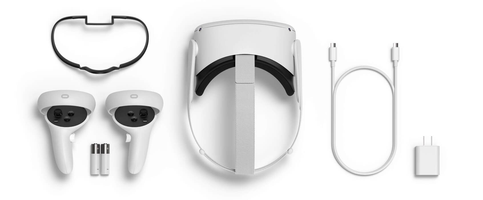 Kufje VR Meta Oculus Quest 2, 256GB, 90Hz, të bardha